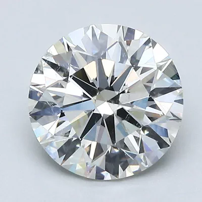 2.09ct I SI2 Rare Carat Ideal Cut Round Diamond
