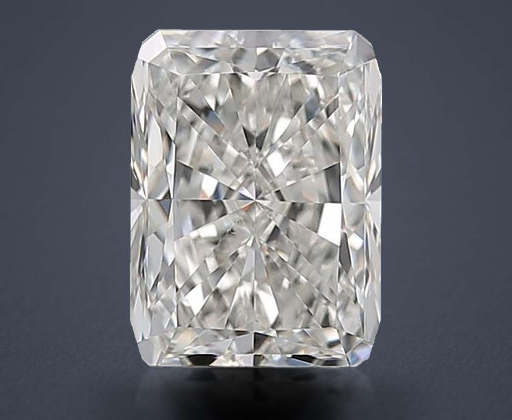 1.21ct J VS2 Rare Carat Ideal Cut Radiant Diamond