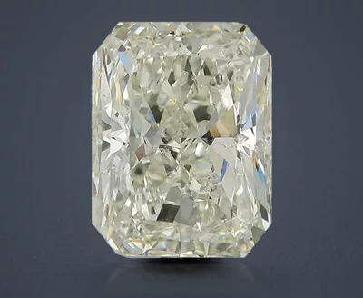 5.04ct K SI2 Rare Carat Ideal Cut Radiant Diamond