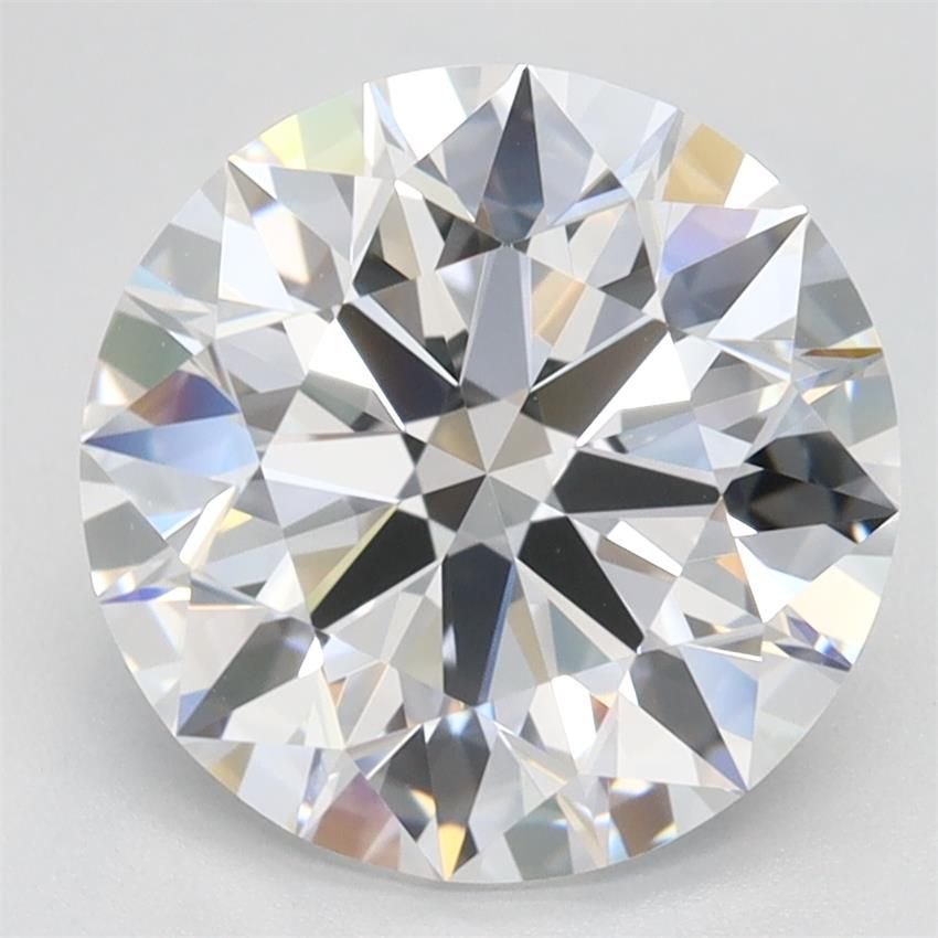 3.03ct D VS1 Rare Carat Ideal Cut Round Lab Grown Diamond