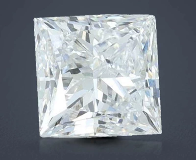 1.63ct E VVS2 Rare Carat Ideal Cut Princess Lab Grown Diamond