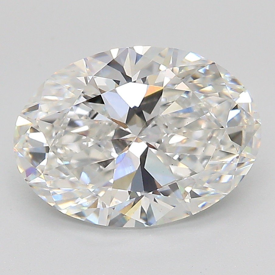 3.07ct E VS1 Rare Carat Ideal Cut Oval Lab Grown Diamond