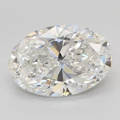 4.25ct E VS1 Rare Carat Ideal Cut Oval Lab Grown Diamond