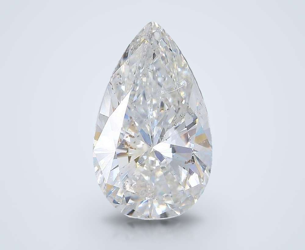 6.41ct I SI2 Very Good Cut Pear Diamond