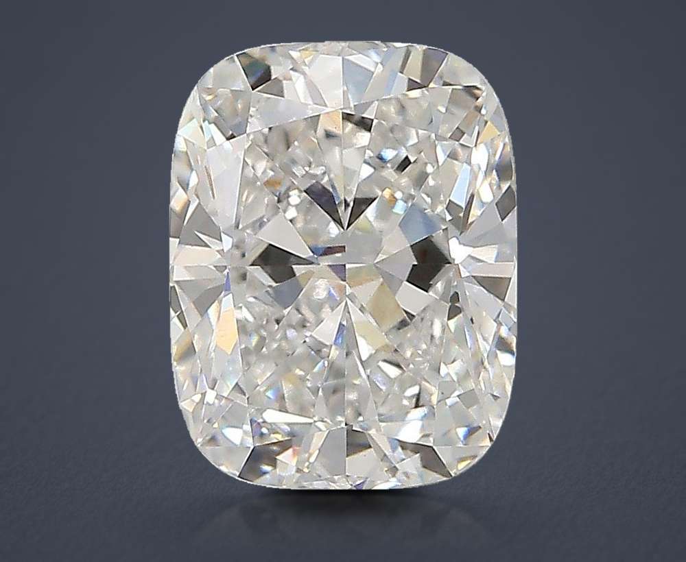 2.70ct E VVS2 Rare Carat Ideal Cut Cushion Lab Grown Diamond