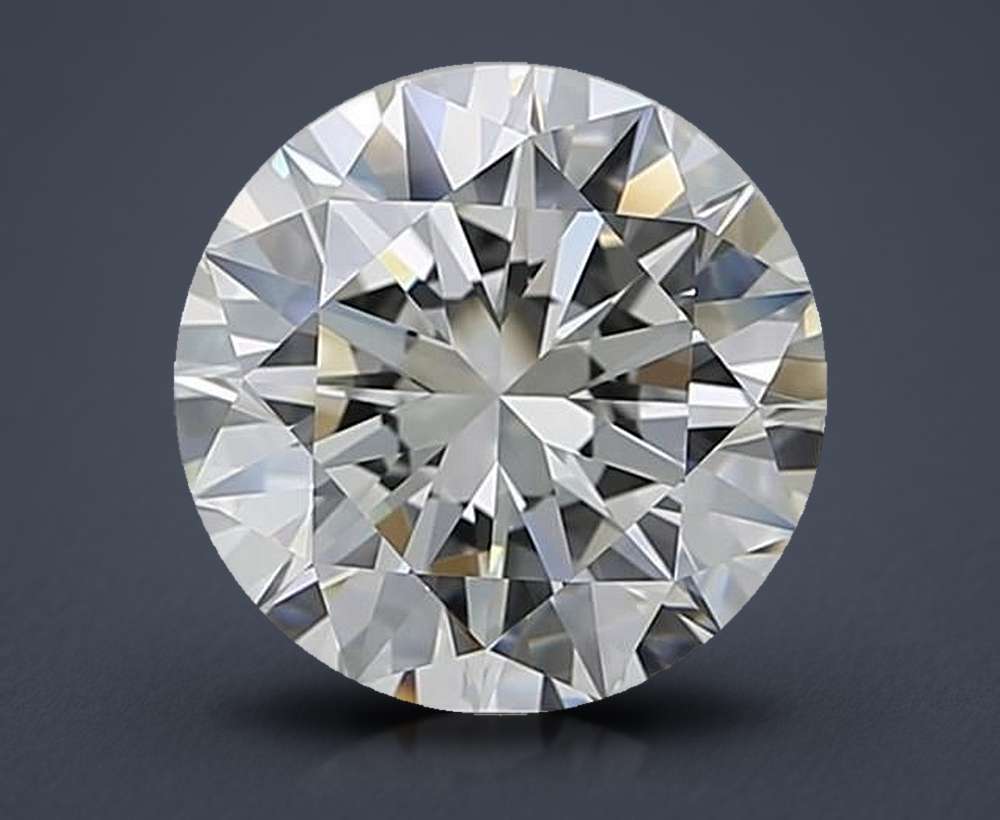 3.01ct I IF Rare Carat Ideal Cut Round Diamond