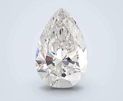 5.41ct F VVS2 Rare Carat Ideal Cut Pear Lab Grown Diamond