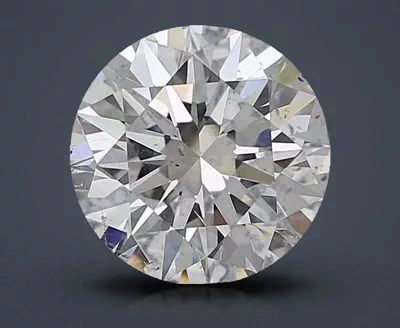 3.01ct F SI1 Rare Carat Ideal Cut Round Diamond
