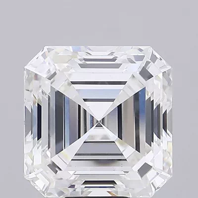 12.60ct G VS1 Rare Carat Ideal Cut Asscher Lab Grown Diamond
