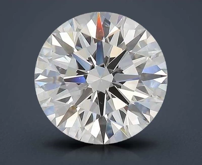 3.29ct D IF Rare Carat Ideal Cut Round Diamond