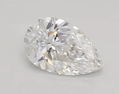 0.51ct D VVS2 Rare Carat Ideal Cut Pear Lab Grown Diamond