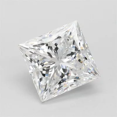 1.01ct D IF Rare Carat Ideal Cut Princess Lab Grown Diamond