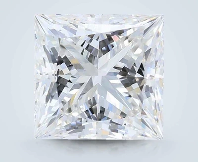 3.28ct H SI1 Rare Carat Ideal Cut Princess Lab Grown Diamond