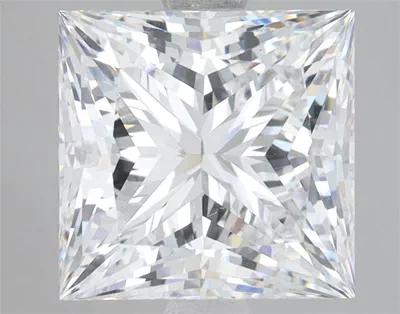3.54ct E VS1 Rare Carat Ideal Cut Princess Lab Grown Diamond