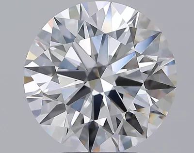4.01ct D FL Rare Carat Ideal Cut Round Diamond