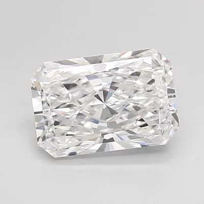 1.44ct D VVS2 Rare Carat Ideal Cut Radiant Lab Grown Diamond
