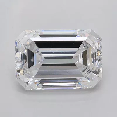 1.06ct D VVS1 Rare Carat Ideal Cut Emerald Lab Grown Diamond