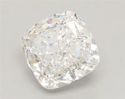 5.06ct E VVS2 Rare Carat Ideal Cut Cushion Lab Grown Diamond