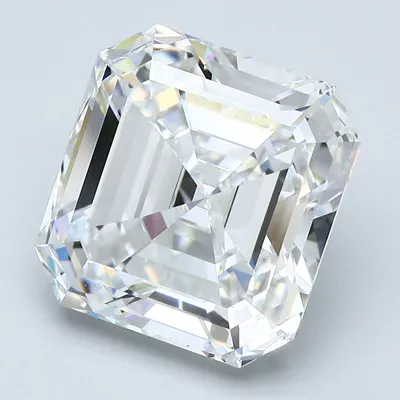 7.02ct E VS1 Rare Carat Ideal Cut Asscher Diamond