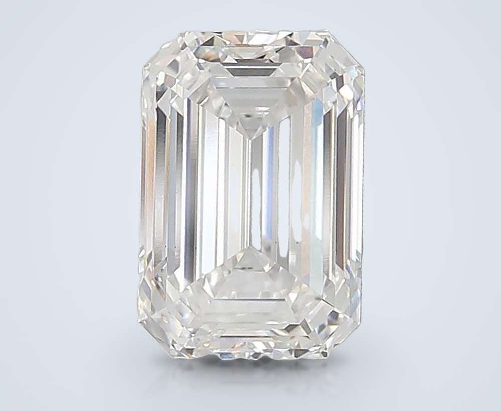 7.05ct E VS1 Rare Carat Ideal Cut Emerald Lab Grown Diamond