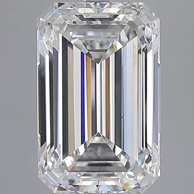 11.30ct F VS1 Rare Carat Ideal Cut Emerald Lab Grown Diamond