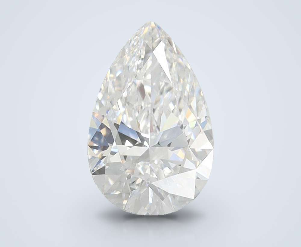 1.21ct D VVS1 Rare Carat Ideal Cut Pear Lab Grown Diamond