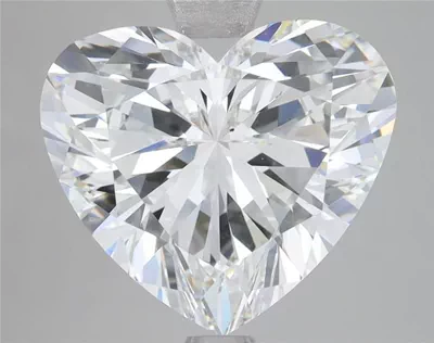5.10ct F VS2 Rare Carat Ideal Cut Heart Lab Grown Diamond