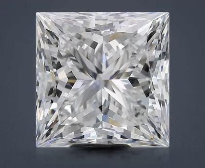 12.06ct D VVS1 Rare Carat Ideal Cut Princess Diamond