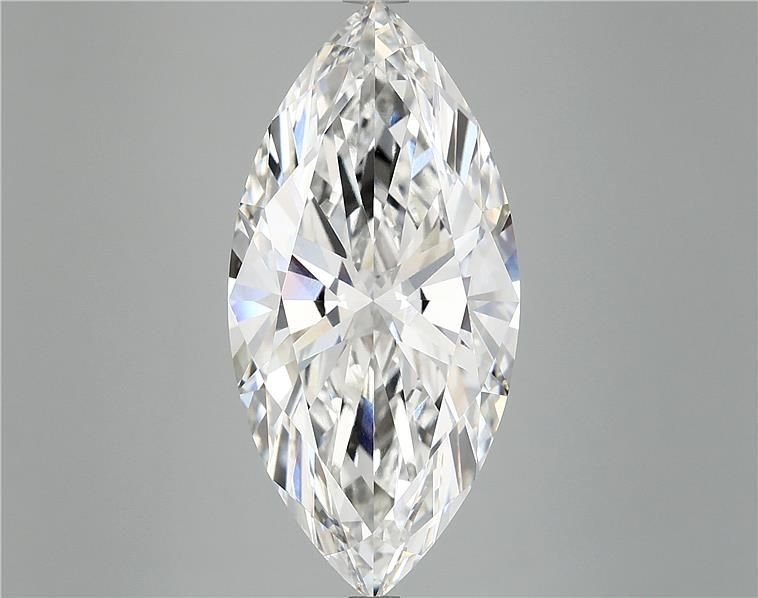 8.05ct F VVS2 Rare Carat Ideal Cut Marquise Lab Grown Diamond