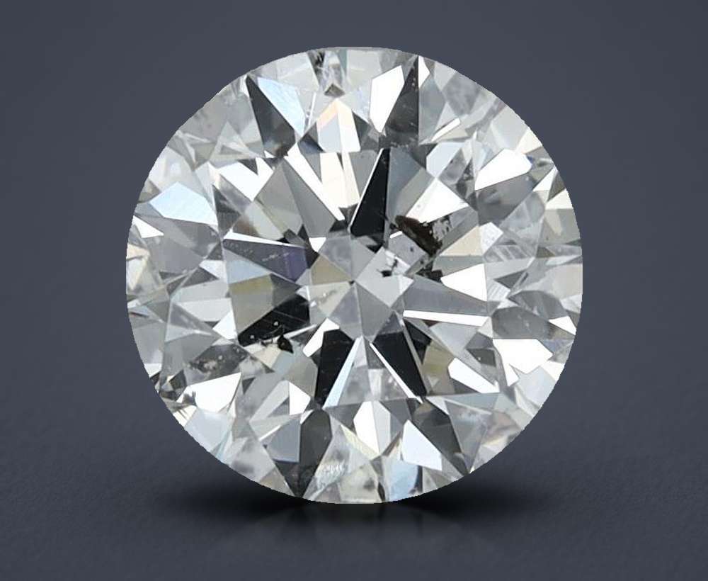 0.90ct J SI2 Very Good Cut Round Diamond