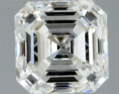 2.53ct I SI1 Rare Carat Ideal Cut Asscher Diamond