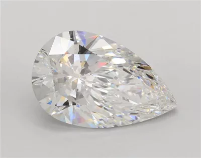 11.07ct E VS1 Rare Carat Ideal Cut Pear Lab Grown Diamond