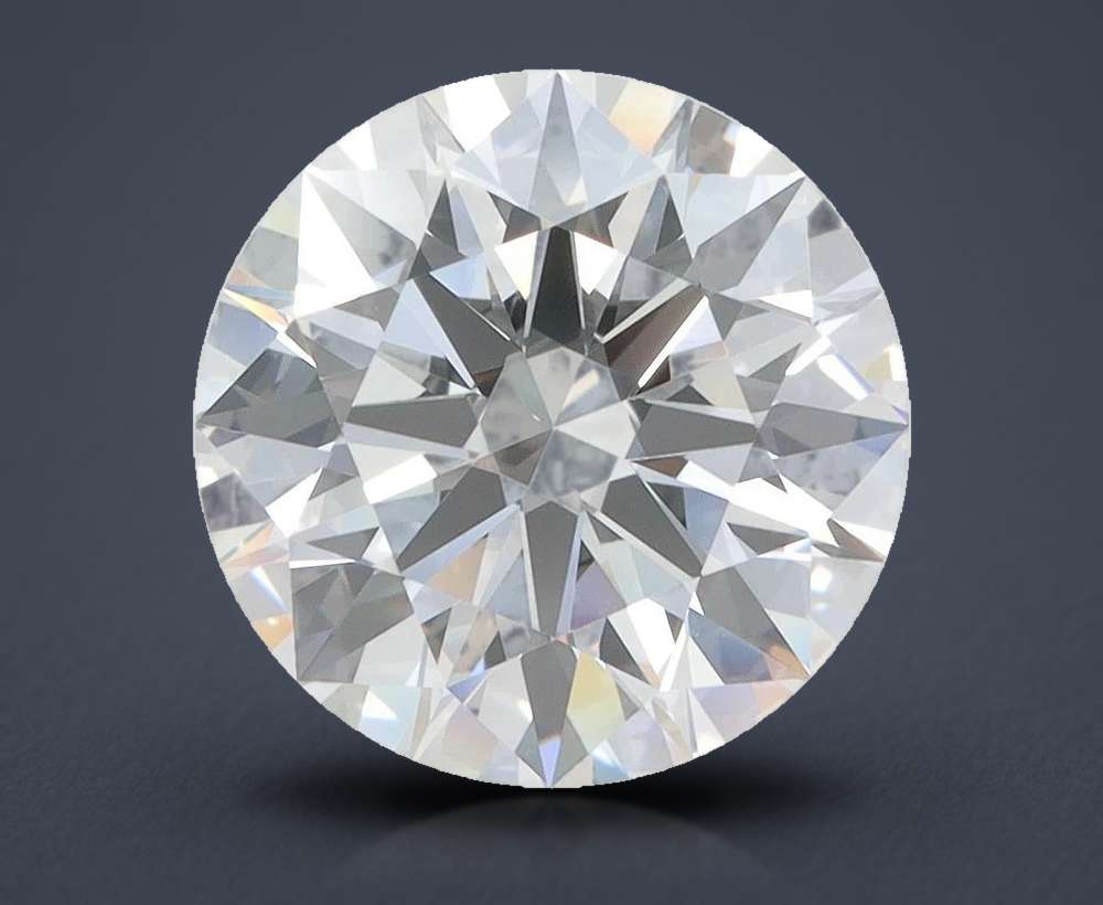 4.10ct D IF Rare Carat Ideal Cut Round Lab Grown Diamond
