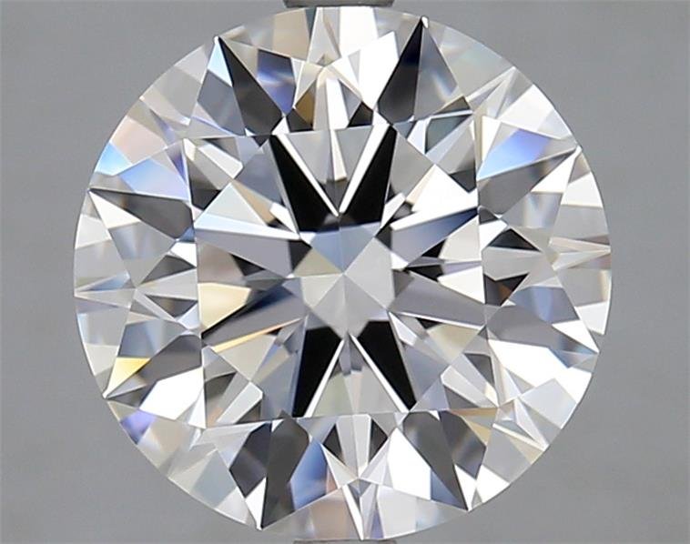 3.84ct D FL Rare Carat Ideal Cut Round Lab Grown Diamond