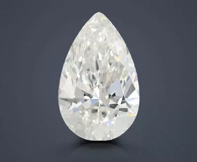 5.06ct F VVS2 Rare Carat Ideal Cut Pear Lab Grown Diamond