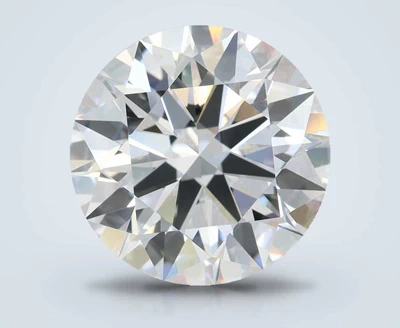 3.94ct D FL Rare Carat Ideal Cut Round Lab Grown Diamond