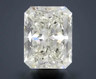 3.01ct K SI1 Rare Carat Ideal Cut Radiant Diamond
