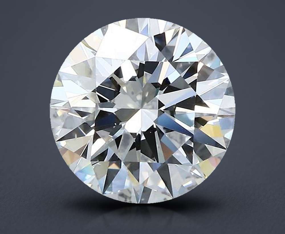 3.07ct F IF Rare Carat Ideal Cut Round Diamond