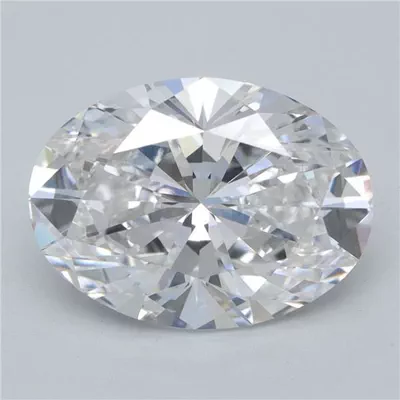4.05ct F VVS2 Rare Carat Ideal Cut Oval Lab Grown Diamond