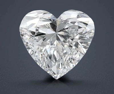 0.94ct D VS1 Rare Carat Ideal Cut Heart Lab Grown Diamond