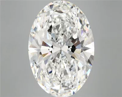 10.67ct F VS1 Rare Carat Ideal Cut Oval Lab Grown Diamond