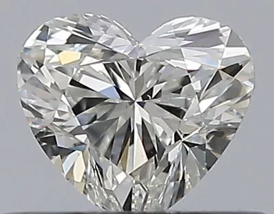 0.39ct H VS2 Very Good Cut Heart Diamond