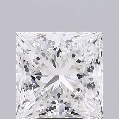 5.11ct G VS1 Rare Carat Ideal Cut Princess Lab Grown Diamond