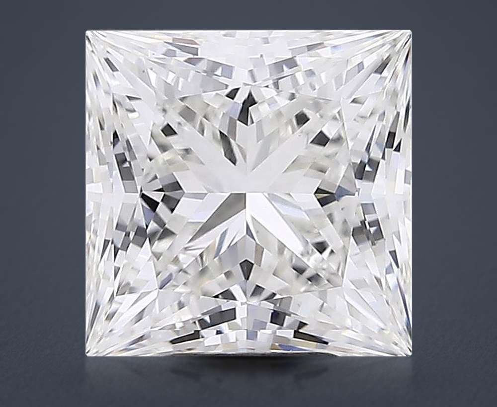 5.11ct G VS1 Rare Carat Ideal Cut Princess Lab Grown Diamond