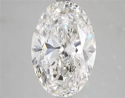 5.02ct G SI2 Rare Carat Ideal Cut Oval Lab Grown Diamond