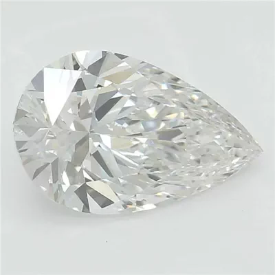 1.13ct F VS1 Rare Carat Ideal Cut Pear Lab Grown Diamond