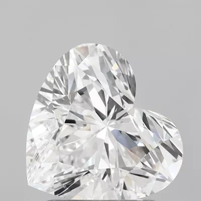 1.58ct E VS1 Rare Carat Ideal Cut Heart Lab Grown Diamond