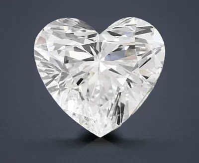 1.58ct E VS1 Rare Carat Ideal Cut Heart Lab Grown Diamond