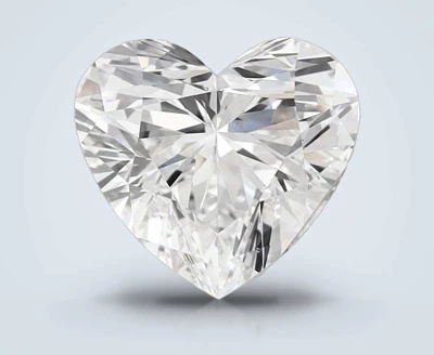 1.58ct E VS1 Rare Carat Ideal Cut Heart Lab Grown Diamond