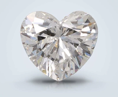 1.39ct F VVS2 Very Good Cut Heart Lab Grown Diamond
